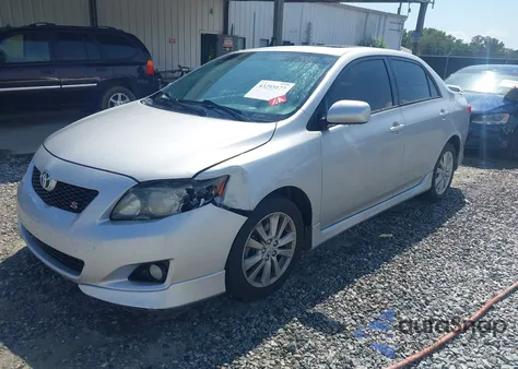 2010 Toyota Corolla S z USA, uszkodzony, nr VIN 2T1BU4EE5AC459394